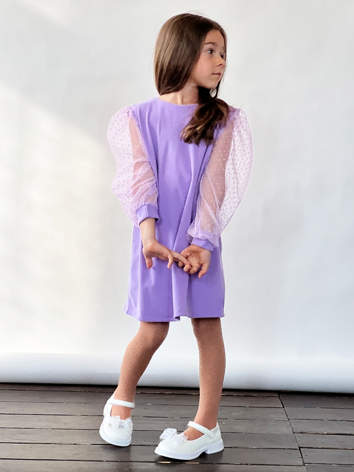 Платье для девочки нарядное БУШОН ST57, цвет сиреневый
