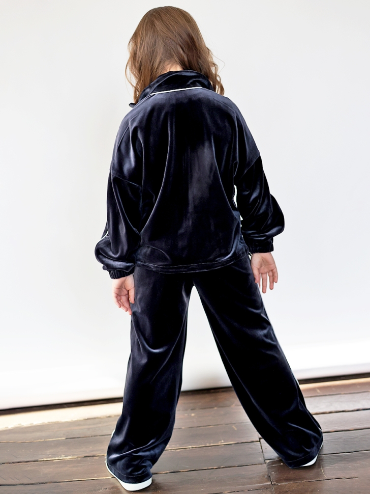 Спортивный костюм для девочки БУШОН SP220, цвет темно-синий