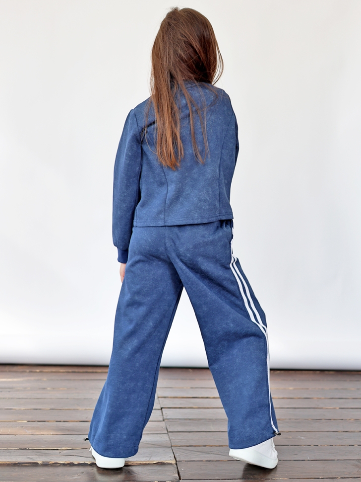 Спортивный костюм для девочки БУШОН SP221, цвет синий 