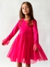 Платье для девочки нарядное БУШОН ST56, цвет фуксия