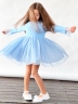 Платье для девочки нарядное БУШОН ST56, цвет голубой 