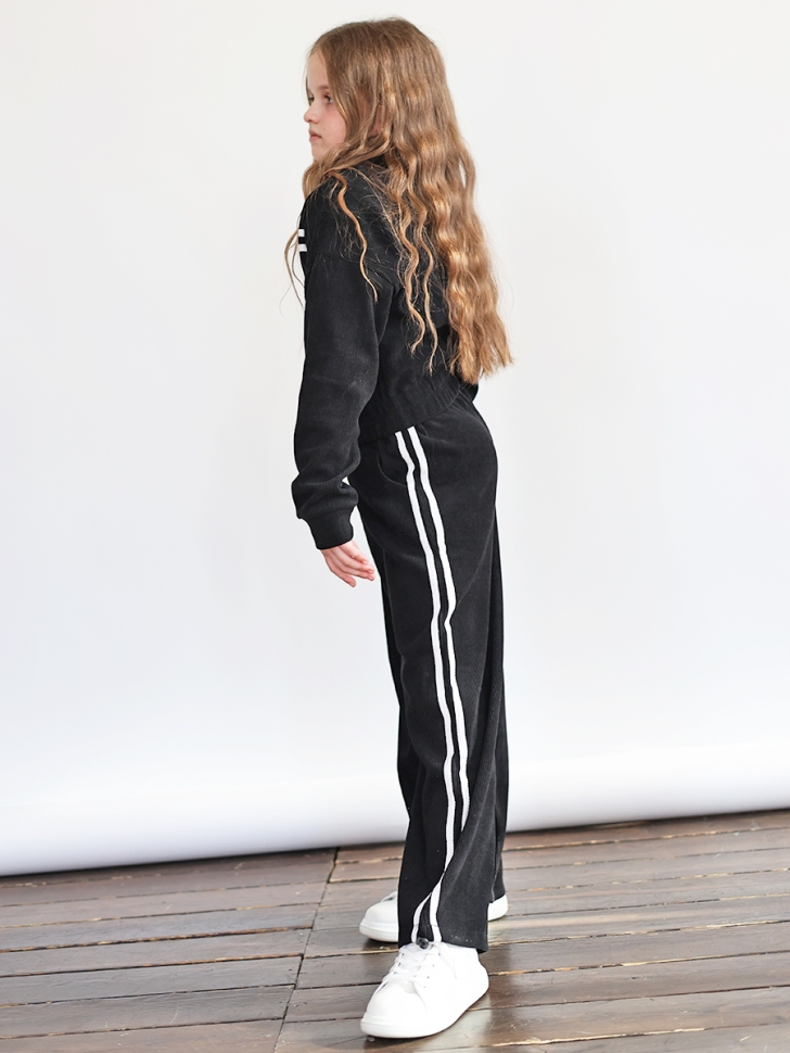 Спортивный костюм для девочки БУШОН SP222, цвет черный 