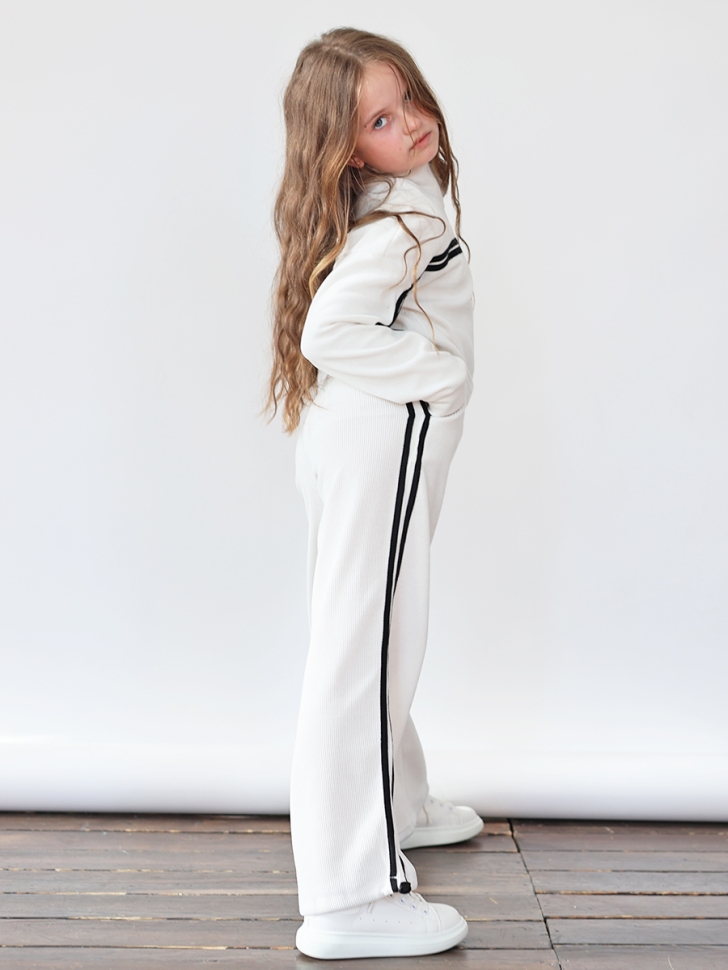 Спортивный костюм для девочки БУШОН SP222, цвет белый