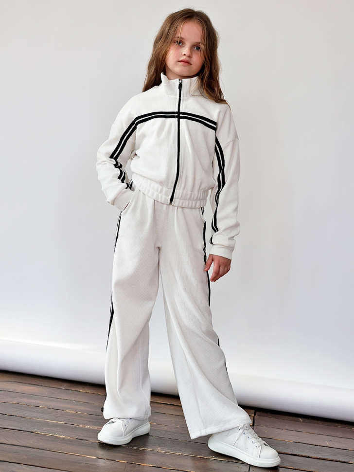 Спортивный костюм для девочки БУШОН SP222, цвет белый