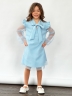 Платье для девочки нарядное БУШОН ST50, отделка фатин, цвет голубой