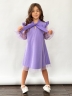 Платье для девочки нарядное БУШОН ST50, отделка фатин, цвет сиреневый