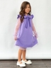 Платье для девочки нарядное БУШОН ST50, отделка фатин, цвет сиреневый