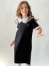 Платье для девочки школьное БУШОН SK10, цвет чёрный 