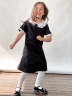 Платье для девочки школьное БУШОН SK10, цвет чёрный 