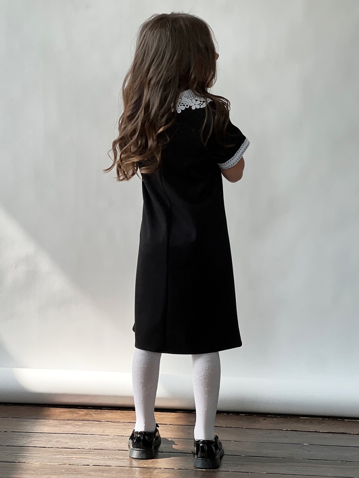 Платье для девочки школьное БУШОН SK10, цвет чёрный 
