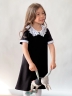 Платье для девочки школьное БУШОН SK10, цвет чёрный 