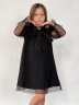 Платье для девочки нарядное БУШОН ST50, цвет черный 
