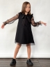 Платье для девочки нарядное БУШОН ST50, цвет черный 