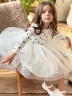 Платье для девочки нарядное БУШОН ST51, цвет белый