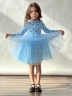 Платье для девочки нарядное БУШОН ST51, цвет голубой