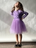 Платье для девочки нарядное БУШОН ST51, цвет сиреневый