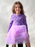 Платье для девочки нарядное БУШОН ST51, цвет сиреневый