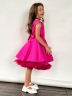 Платье для девочки праздничное БУШОН ST36, цвет фуксия 