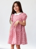 Платье для девочки нарядное БУШОН XB881, цвет розовый