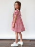 Платье для девочки нарядное БУШОН XB881, цвет розовый