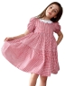 Платье для девочки нарядное БУШОН XB881, цвет розовый