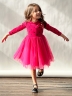 Платье для девочки нарядное БУШОН ST51, цвет фуксия 