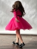 Платье для девочки нарядное БУШОН ST51, цвет фуксия 