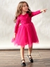 Платье для девочки нарядное БУШОН ST51, цвет фуксия 