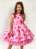 Платье для девочки нарядное БУШОН ST10, стиляги цвет барби 