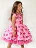 Платье для девочки нарядное БУШОН ST10, стиляги цвет барби 