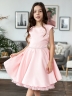 Платье для девочки БУШОН ST35, праздничное цвет пудра