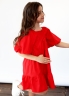 Платье для девочки хлопок БУШОН ST64, цвет красный