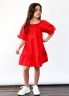 Платье для девочки хлопок БУШОН ST64, цвет красный