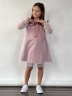 Платье для девочки нарядное БУШОН ST50, отделка фатин, цвет пудра