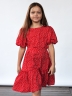 Платье для девочки нарядное БУШОН ST62, цвет красный