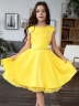 Платье для девочки БУШОН ST35, праздничное цвет желтый