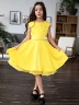 Платье для девочки БУШОН ST35, праздничное цвет желтый