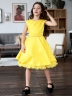 Платье для девочки БУШОН ST35, праздничное цвет желтый