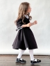 Платье для девочки школьное БУШОН SK16, цвет черный 