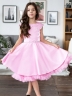 Платье для девочки БУШОН ST35, праздничное цвет розовый