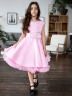 Платье для девочки БУШОН ST35, праздничное цвет розовый 