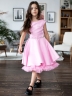 Платье для девочки БУШОН ST35, праздничное цвет розовый 