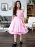 Платье для девочки БУШОН ST35, праздничное цвет розовый 
